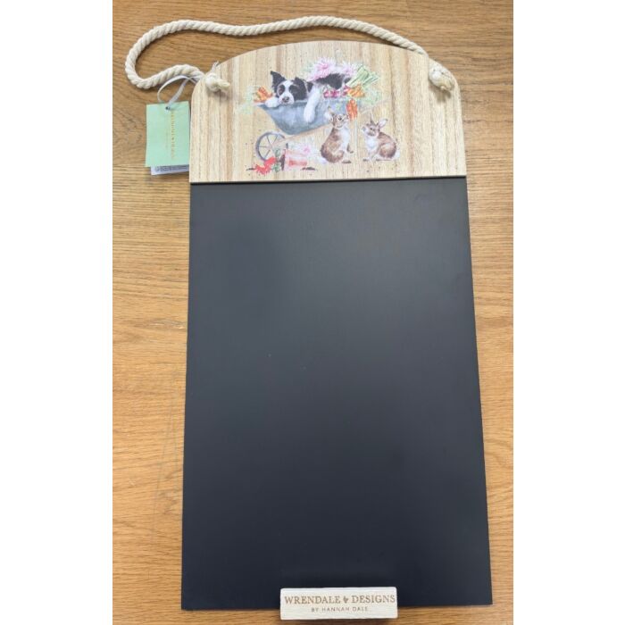 Wrendale Designs 'Sleeping on the Job' Dog Chalkboard